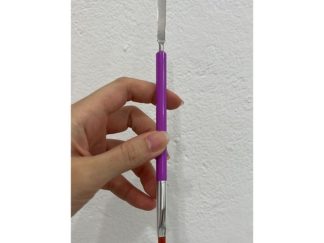 Pincel+Mezclador para Pintar Uña