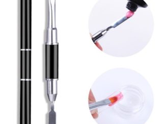 Pincel+Mezclador para Pintar Uña