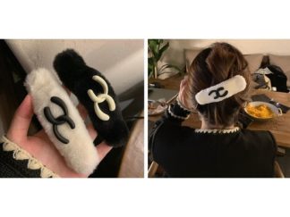 Pinza para Cabello de Pelo Doble C