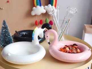 Platito Decorativo Flamenco y Unicornio