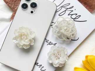 Pop Socket Flores de Nacar