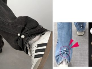 Prendedor con Perlas para Modificar Pantalón *par