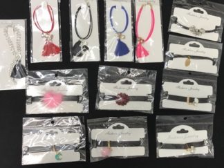 Pulsera Fina con Hilo Semicuero