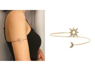 Pulsera para Brazo Sol y Luna con Strass
