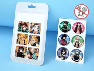 Repelente Sticker Kimetsu no Yaiba鬼滅之刃 6pcs