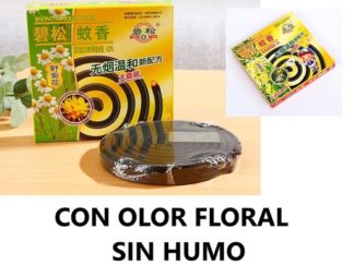 Repelente en Espiral con Olor Floral Menos Humo