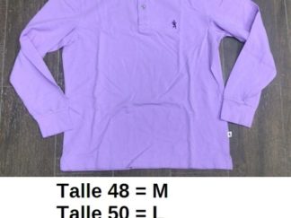Ropa: Remera POLO Morada con Mangas Largas (+)