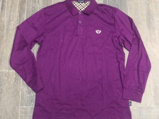 Ropa: Remera POLO Morada con Mangas Largas (+)