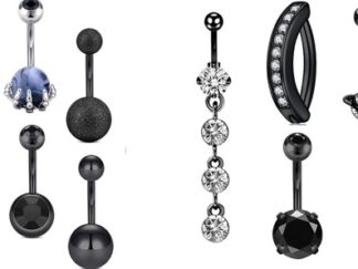 Set de Piercing para Ombligo estilo Gótico 5pcs (+)