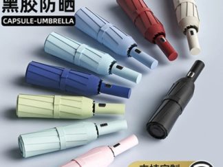 Sombrilla/Paragua Plegable UPF50+ con 12 Soportes