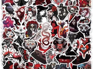 Stickers de Vinilo Estilo Gótico 50pcs