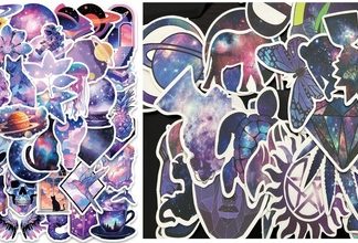 Stickers de Vinilo Galaxia 35pcs