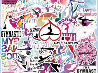 Stickers de Vinilo Gimnasia 50pcs