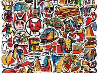 Stickers de Vinilo Graffitti 50pcs