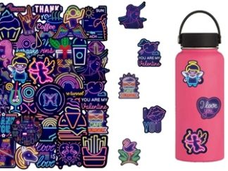 Stickers de Vinilo Neon 50pcs