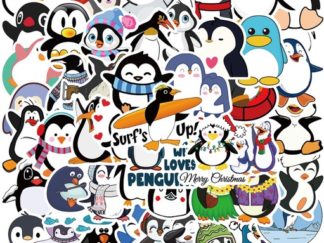 Stickers de Vinilo Pinguino 50pcs