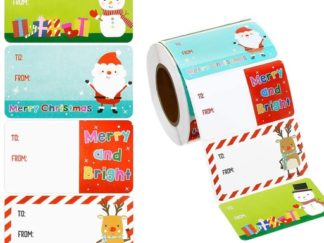 Sticker para Regalo Navideño To-From *u.