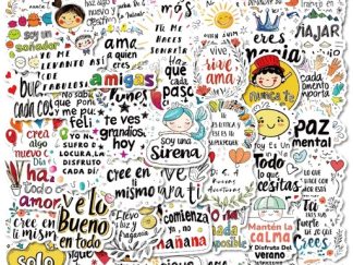 Stickers de Vinilo Frases Inspiradoras 50pcs