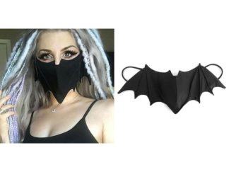 Tapa Boca de Tela Murciélago