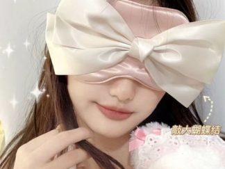 Tapa Ojos con Moño Grande de Seda