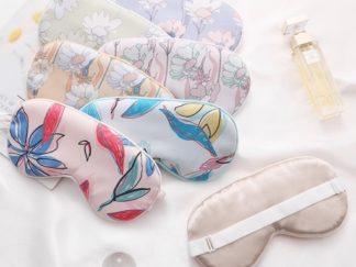 Tapa Ojos de Seda Estampada