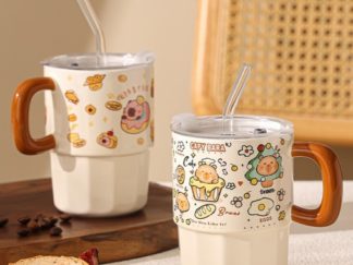 Taza Capybara con Pajita