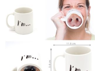 Taza con Nariz de Animal