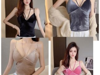 Topcito Camisilla Terciopelo Brillante con Bretal Fino (+)