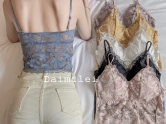 Topcito Camisilla de Encaje Hoja de Arce (+)