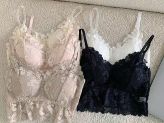 Topcito de Encaje con Flores (+)