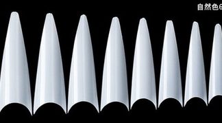 Uña Postiza Estileto para Esculpida Extra Larga 600pcs