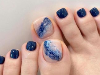 Uña Postiza para Pies Olas 24pcs