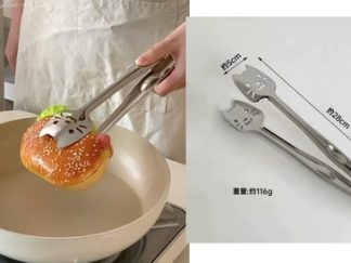 Utilería para Cocina: Pinza de Metal Gato