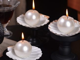 Vela Aromática Carapazón con Perla 5,5cm