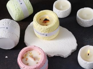 Vela Aromática Meteorito Blanco