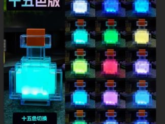 Velador Minecraft Poción de 15 colores