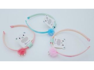 Vincha A03392# con Organza y Coronita