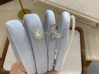 Vincha Celeste estilo Princesa