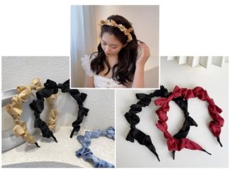 Vincha Fina con Moños de Seda