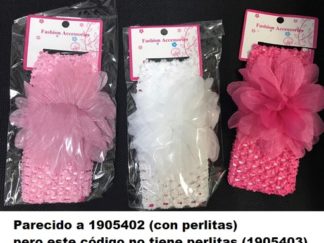 Vincha de Goma para Nena con Flor Grande