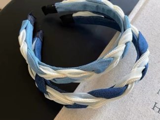 Vincha de Jeans y Organza