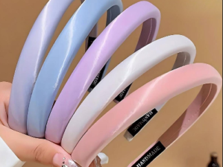 Vincha de Seda Color Simple