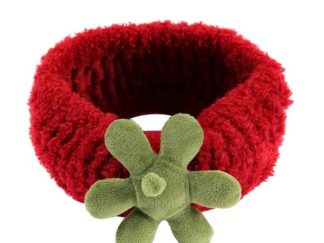 Vincha para Baño Frutilla con Hoja