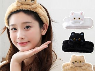 Vincha para Baño con Peluche Gato