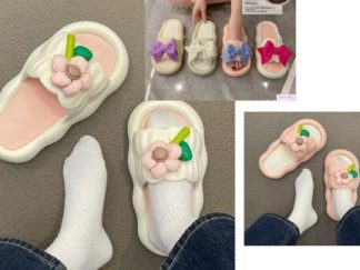 Zapatilla con Flor/Moño