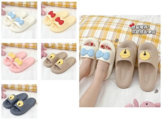 Zapatilla de Casa con Dibujo y Plataforma Gruesa