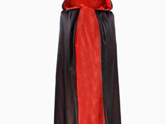 Disfraz Capa Negra con Rojo