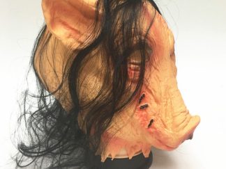 Utilería Halloween: Mascara de Látex Chancho