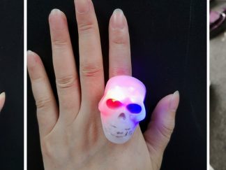 Accesorio para Fiesta: Anillo con Luz Halloween (+)