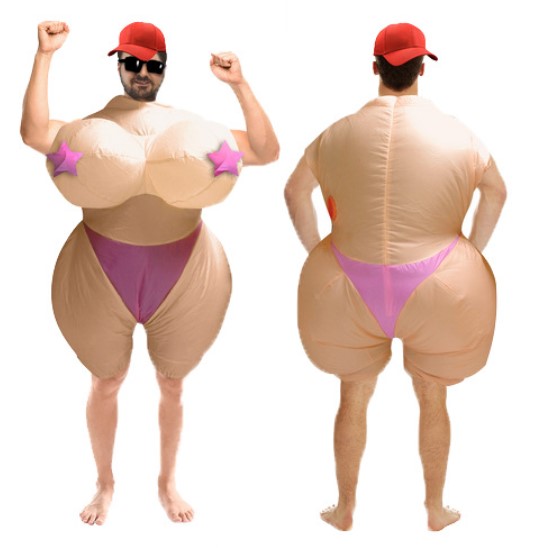 Disfraz Inflable para Adulto: Mujer en Bikini